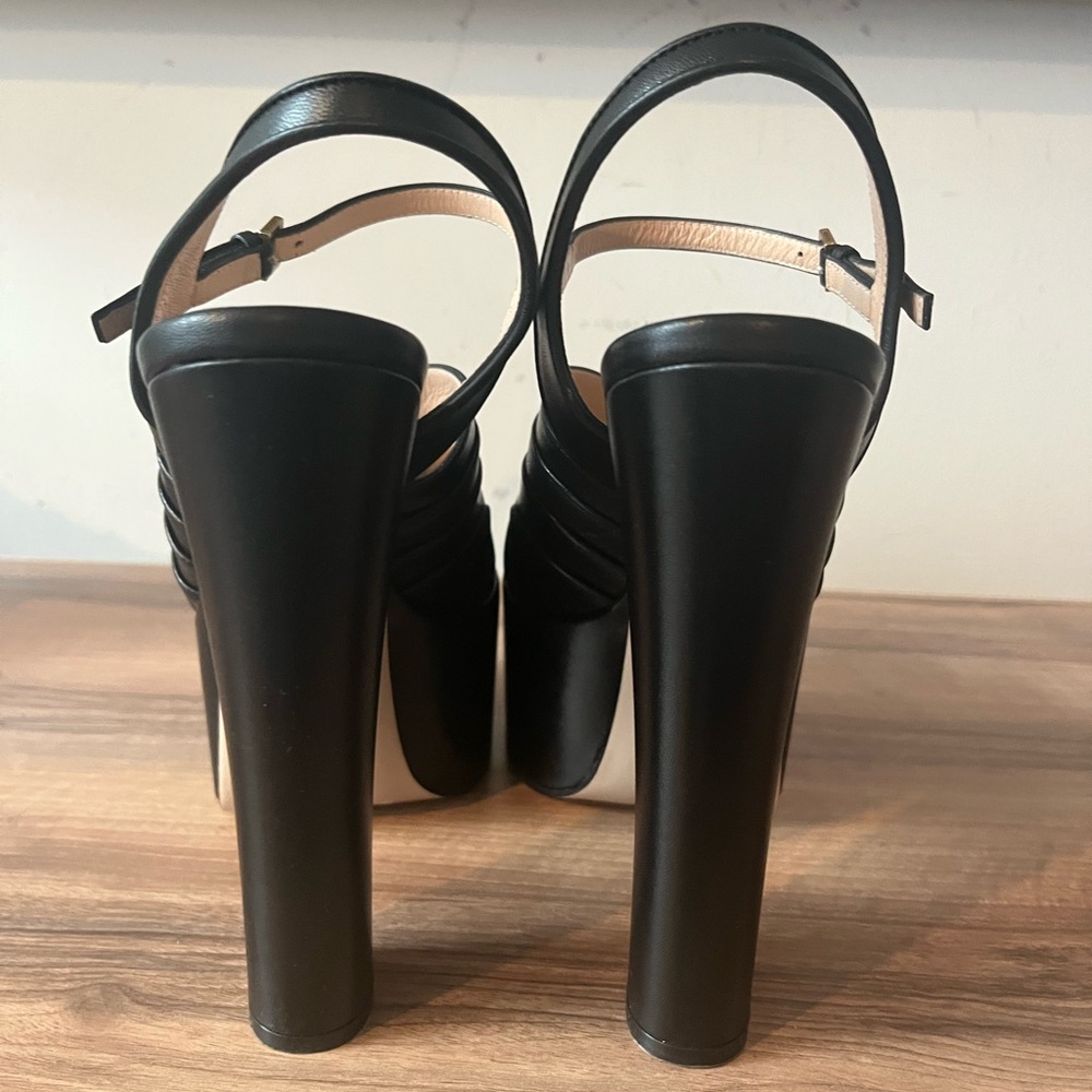 Gucci Black Platform Sandals - Picture 5 of 7